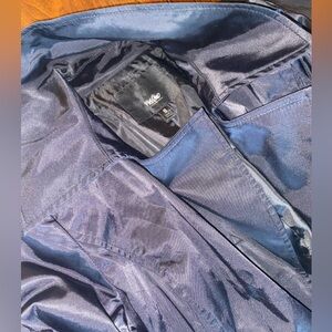 Mossimo, black rain coat, size small